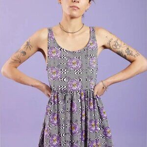 NWT Nooworks Vacation Dress Haze Print Size Small